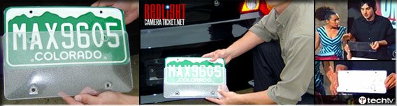 Reflector License Plate Cover Reflector Cover photo 1.